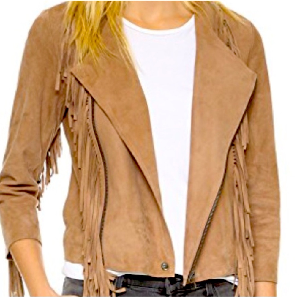 Cleobella/Free People women’s size M goat leather jacket. Like new condition.